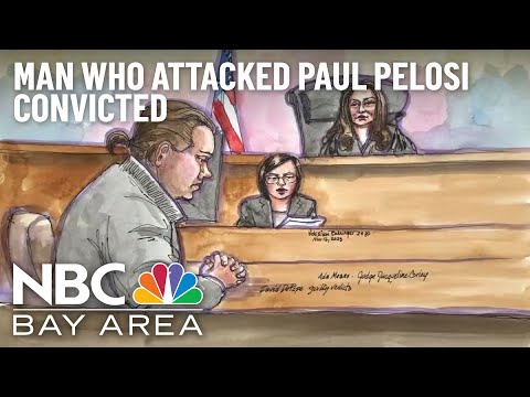 Man who attacked Paul Pelosi convicted of federal assault and attempted kidnapping charges