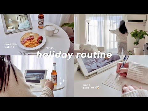 productive holiday routine｜