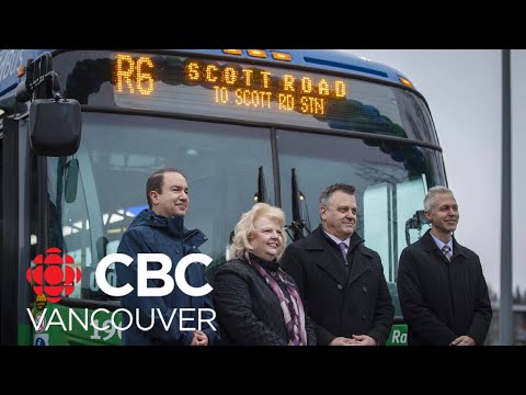 New rapid bus service announced for Surrey and Delta, B.C.