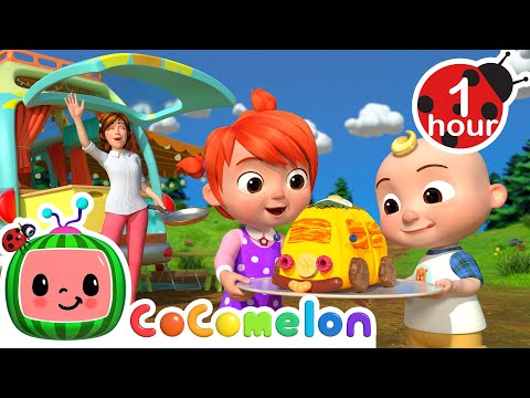 Wheels on the Bus (Camper Van) + More CoComelon Nursery Rhymes &amp; Kids Songs