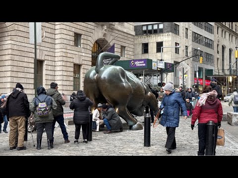 NYC LIVE Walk: Cold Day Financial District, 9/11 Memorial &amp; Exploring Manhattan (January 18, 2024)