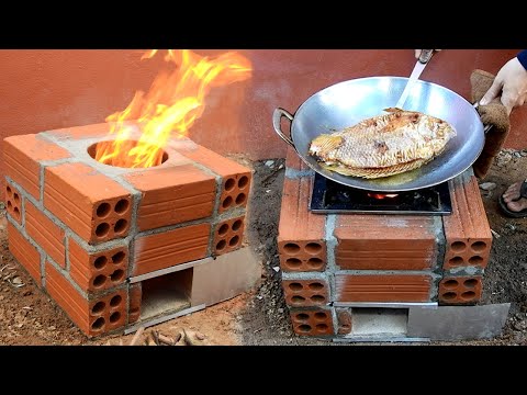 DIY Traditional Firewood stove for Homemade