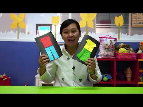 How to Folding Clothes Origami | Preschool Art and Craft | Education - Distance Learning