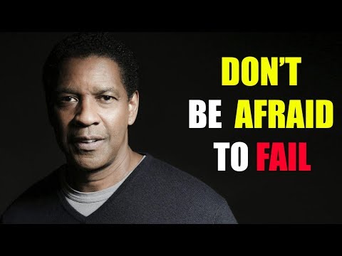 DON'T BE AFRAID TO FAIL - Denzel Washington | 1 MINUTE MOTIVATIONAL VIDEO | Micro Motivation 2019