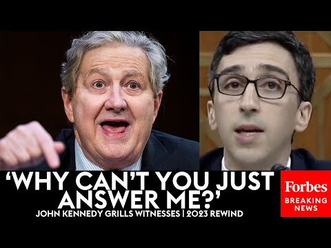 SUPERCUT: John Kennedy Refuses To Hold Back Grilling Senate Witnesses | 2023 Rewind