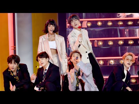 BTS &amp;amp; Halsey - Boy with Luv (Live on Billboard Music Awards) 4K