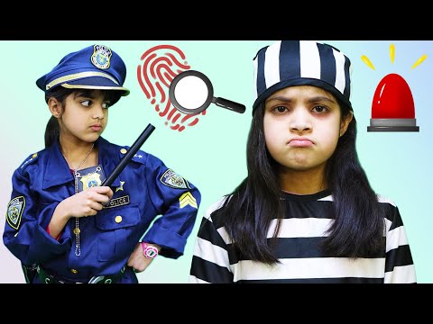 Ashu want to be Strict Police Officer Cop Stories for kids with Katie Cutie