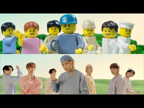 LEGO BTS Dynamite -- Stop-motion Comparison