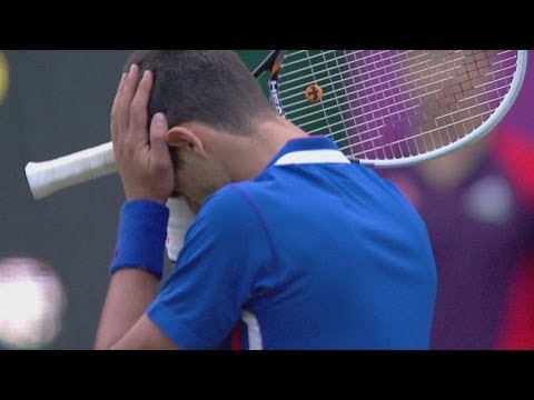 Murray Secures Semi-Final Victory Over Djokovic - London 2012 Olympics