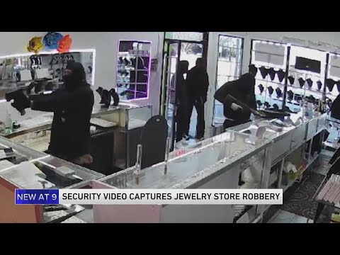 Gage Park jewelry store robbery captured on surveillance video