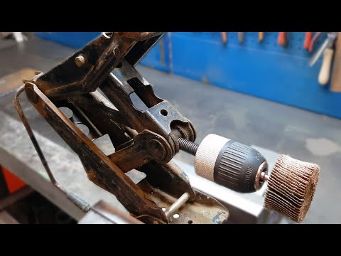 Не выбрасывайте СТАРЫЙ ДОМКРАТ. Приспособление для сварки. How to Welding clamp from an old Jack