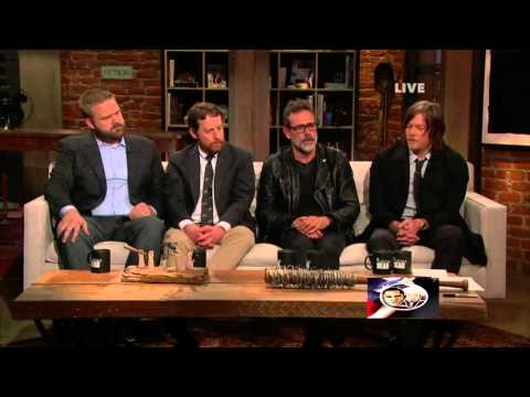 Cast of The Walking Dead asked questions on Season 6 Finale [Part 1] HD 1080P