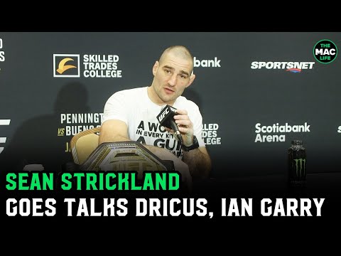 Sean Strickland talks Dricus Du Plessis DM&rsquo;s, Hating Ian Garry &amp; Crying on Theo Von