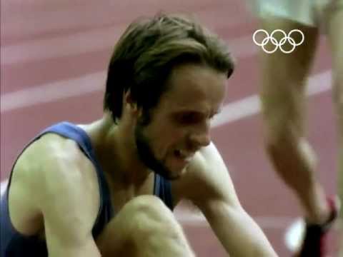 Lasse Vir&eacute;n wins the Distance Double Double - Montreal 1976 Olympic Games