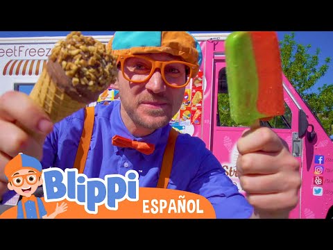 Blippi Visita un Cami&oacute;n de Helados | Videos Educativos | Matem&aacute;ticas y Sumas para Ni&ntilde;os