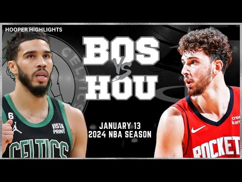 Boston Celtics vs Houston Rockets Full Game Highlights | Jan 13 | 2024 NBA Season