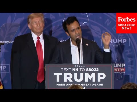 BREAKING NEWS: Vivek Ramaswamy Joins Trump At New Hampshire Rally To Encourage Voters To Support Him