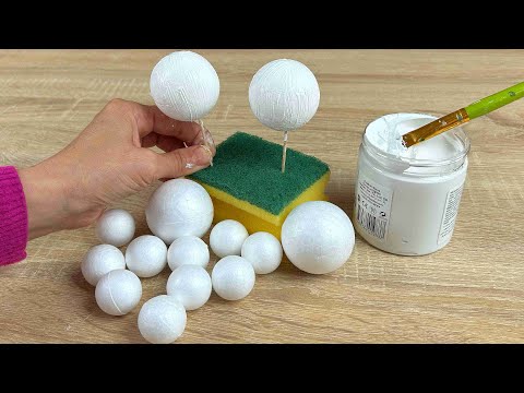 Once You Learn This Idea, You Will Want To Try It Immediately! Styrofoam foam balls.