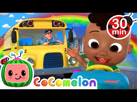 NEW! Wheels on the Bus | Cody's Yellow Bus Baby Songs | CoComelon Songs for Kids &amp; Nursery Rhymes