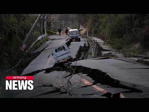 Japanese rescuers race to find survivors as earthquake death toll continues to rise