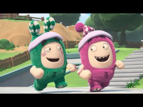 GYM or FOOD? 🍦Oddbods Full Episode 🍦 Funny Cartoons for Kids