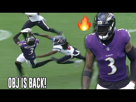 OBJ FULL [Ravens] Debut vs Texans 👀⚡️ INSTANT IMPACT