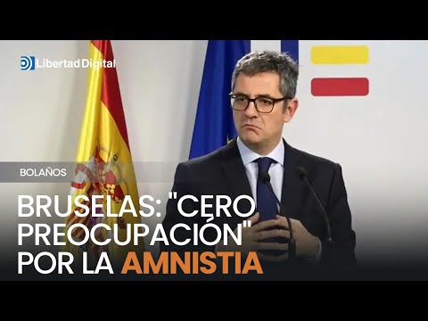 Bola&ntilde;os destaca que Europa &quot;observa con cero preocupaci&oacute;n la amnist&iacute;a&quot;