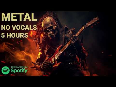 5 Hours of Melodic Metal - No Vocals // New and classic songs // Perfect for Gaming and Workouts!