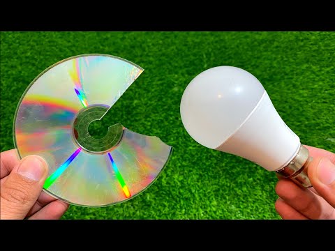 Only 1% People's Know about this Secret: Just Put a CD on the Led Bulb and you will be amazed