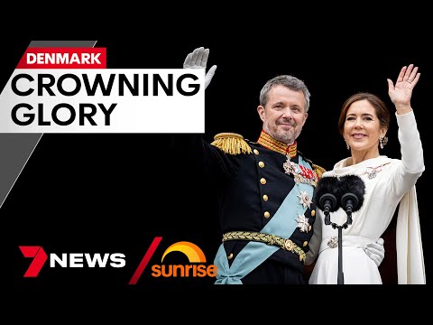 Thousands gather to Copenhagen to honour crowing of Denmark's new Queen Mary | 7 News Australia