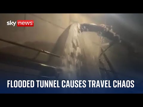 Flooded rail tunnel causes travel chaos at St Pancras and Ebbsfleet