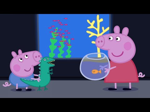 Peppa Pig Goes To The Aquarium! | Kids TV And Stories