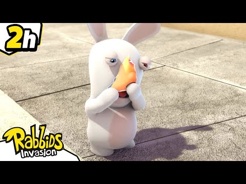 The Rabbids want a nose | RABBIDS INVASION | 2H New compilation | Cartoon for Kids