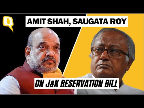 Parliament Winter Session: TMC's Saugata Roy, Amit Shah Showdown Over J&amp;K Reservation Bill