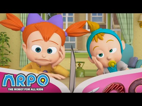 BIRTHDAY CAKE FOR EMMA | Cartoons for Kids | Full Episode | Arpo the Robot