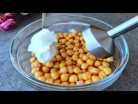 BREAK chickpeas with yoghurt! No yeast! Incredibly delicious lavash recipe in 10 minutes!