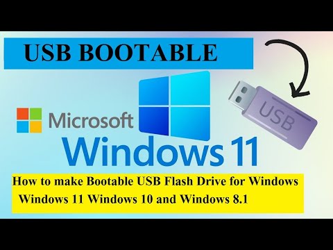 How to Make Windows 11 Bootable USB Drive | Microsoft Windows 11 USB Bootable