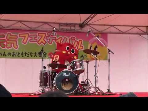 にゃんごすたー　荒ぶるアンパンマンマーチ 　未来は元気フェスティバル2017