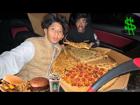 Letting the Person infront of me Decide what i Eat for 24 Hours!😨