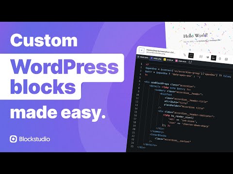 Crafting Custom WordPress Blocks with Blockstudio: Complete Walkthrough