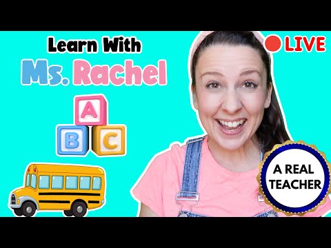 🔴 Wheels on the Bus - Nursery Rhymes &amp; Kids Songs - Toddler Learning Video - Ms Rachel