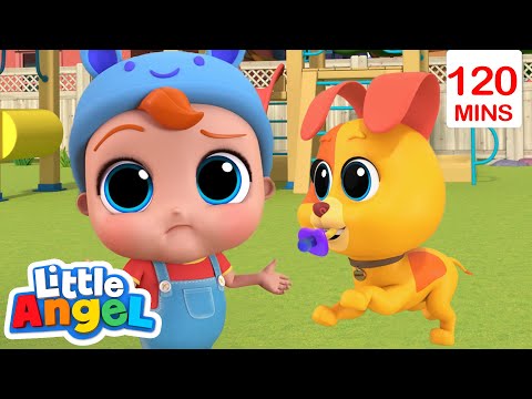 Where Is Baby John&rsquo;s Pacifier? | Little Angel - Bingo and Baby John | Nursery Rhymes and Kids Songs