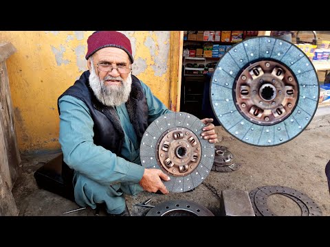 90 Year Old Man Repair Clutch Plate | Amazing Restoration Old Truck Clutch Plate |