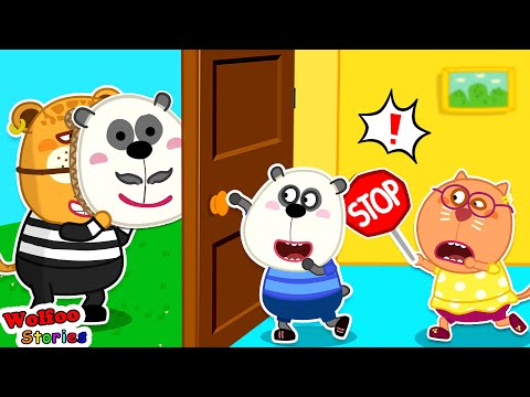 Stranger Danger! Don't Open the Door! ⭐️ Educational Videos for Kids