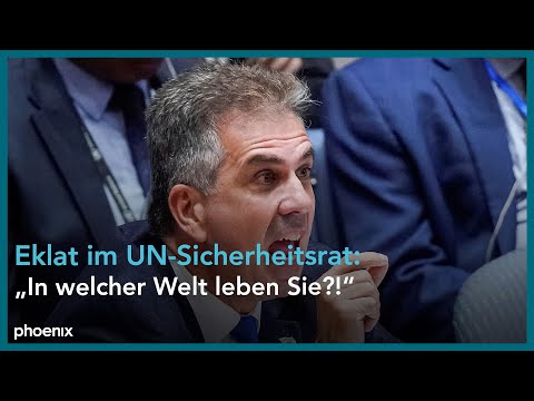 Eklat im UN-Sicherheitsrat zwischen Generalsekret&auml;r Guterres und Israels Au&szlig;enminister Cohen