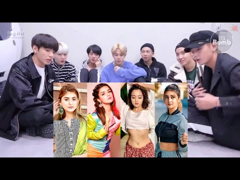 BTS reaction to Indian trending Instagram reels | Read The Discription box | PeachyGlosss