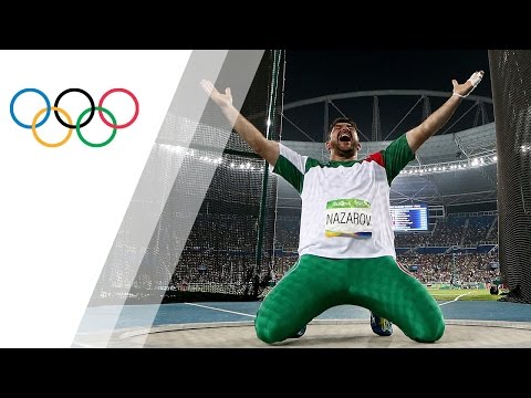 Nazarov wins historic gold in Men's Hammer Throw