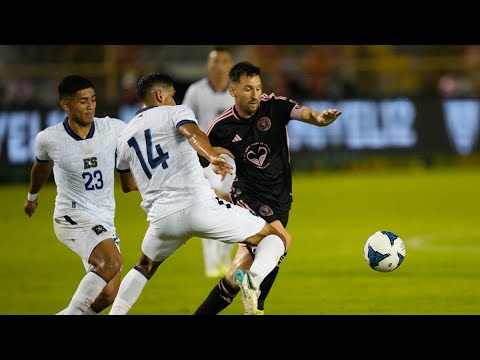 Inter Miami vs. El Salvador highlights Lionel Messi plays a half in