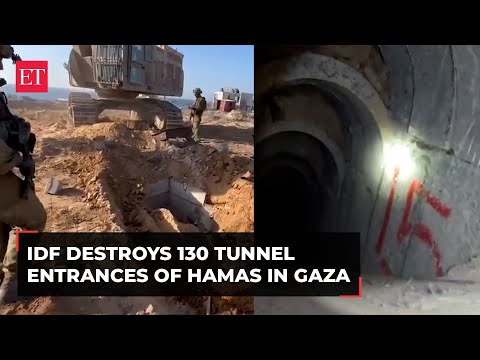 IDF action in Gaza: 130 tunnel entrances of Hamas destroyed; ops to secure Beit Hanoun area on