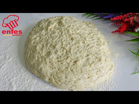 100 years of famous Turkish bread! Bread without kneading in 5 minutes!